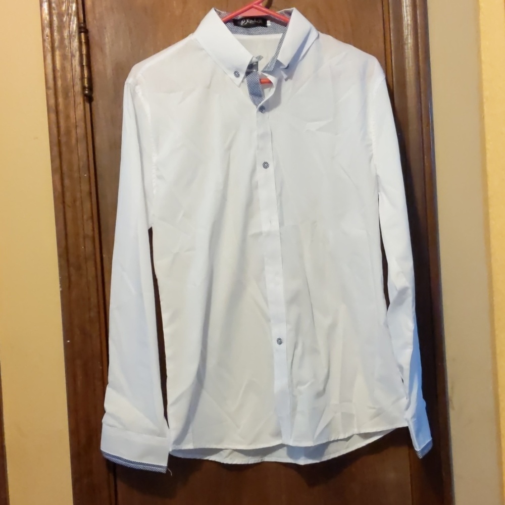 PXfushi long sleeve button up dress shirt
